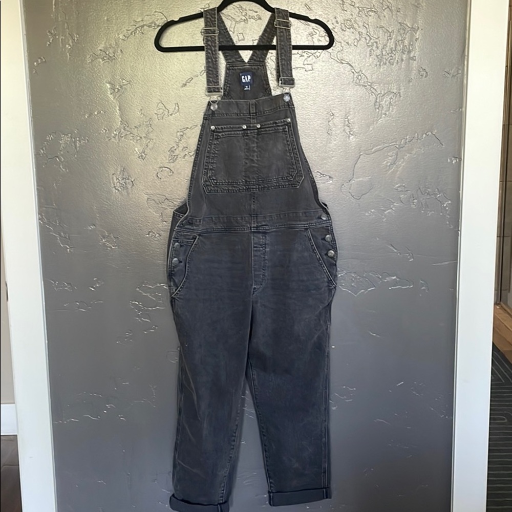 GAP Charcoal Denim Overalls